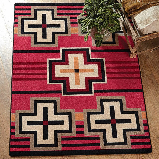 Bounty Red Southwestern Rug - 3 x 4