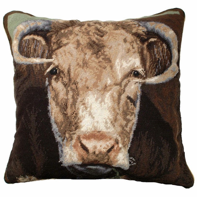 Bull Gaze Pillow