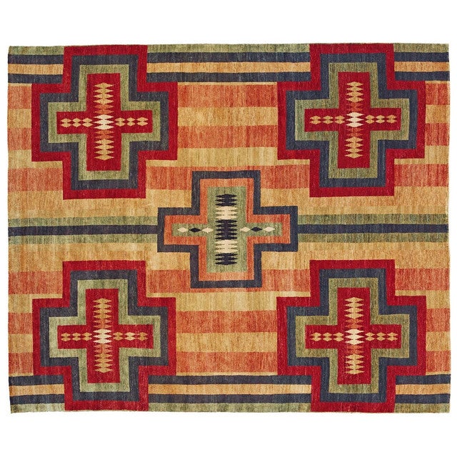 Chief Blanket Beige Rug - 4 x 6