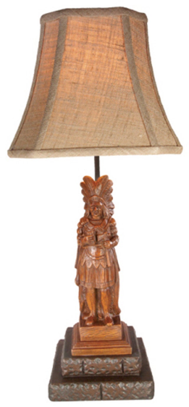 Cigar Store Indian Lamp