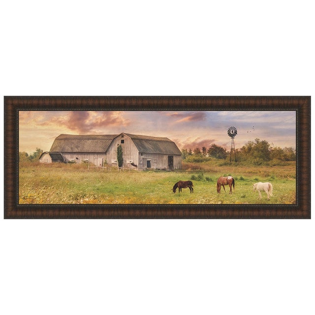 Clayton Barnyard Framed Print