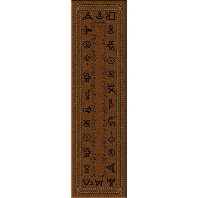 Cowboy Brands Dark Rug - 2 x 8