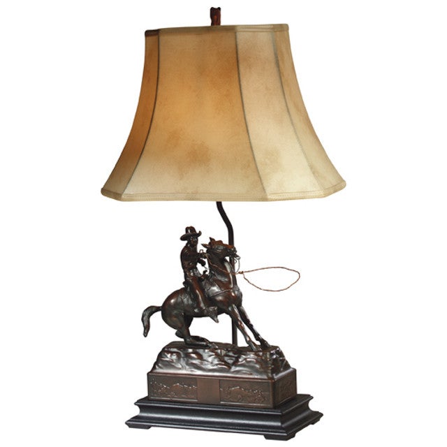 Cowboy Roper Table Lamp