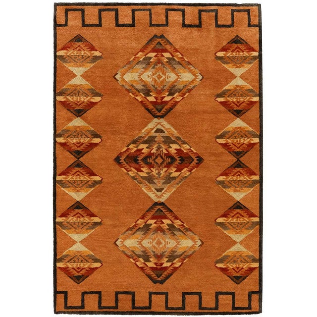 Desert Diamond Terra Cotta Rug - 4 x 6
