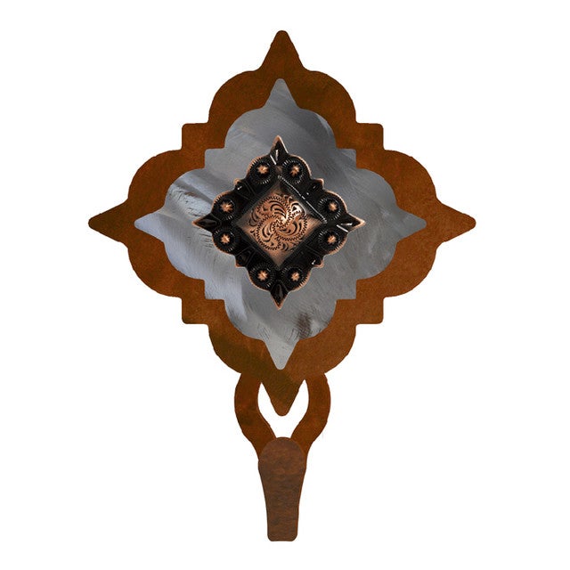 Diamond Copper Berry Concho Single Hook