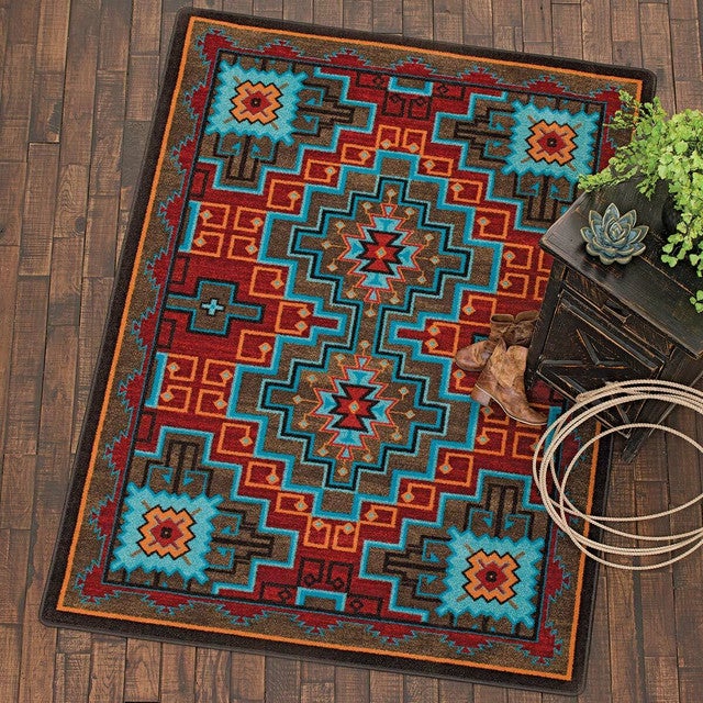 Fire Dancers Rug - 3 x 4