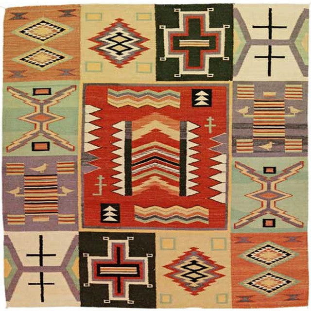 German Town Rug - 6 x 6