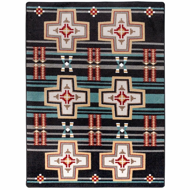 Grand River Black Rug - 3 x 4
