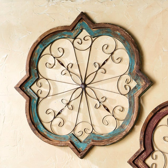 Hacienda Window Wall Art - Turquoise