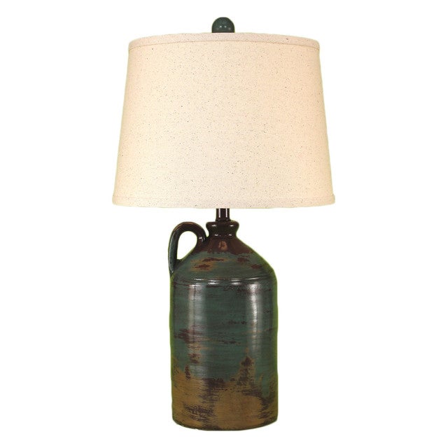 Handle Pottery Jug Table Lamp - Harvest