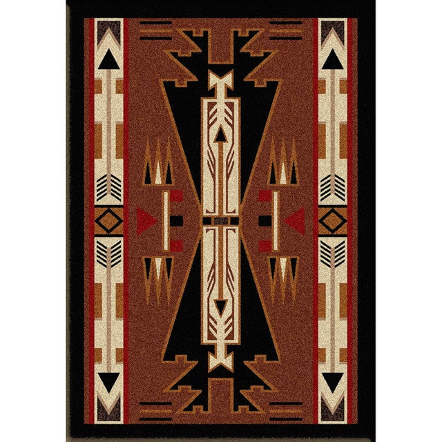 Horse Blanket Brown Rug - 3 x 4