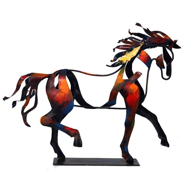Indian Walking Horse Sculpture