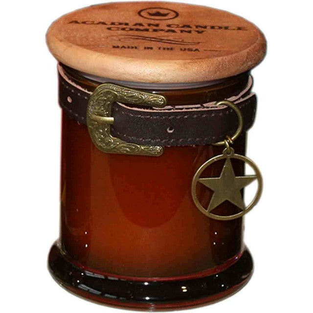 Lone Star Belt Candle - Oakmoss and Tobacco Scent