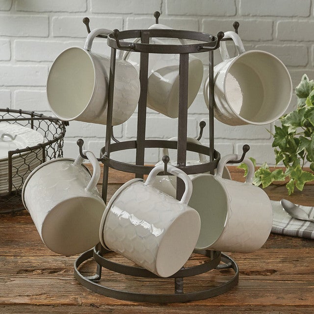 Metal Strap Mug Rack - OUT OF STOCK UNTIL 04/03/2026