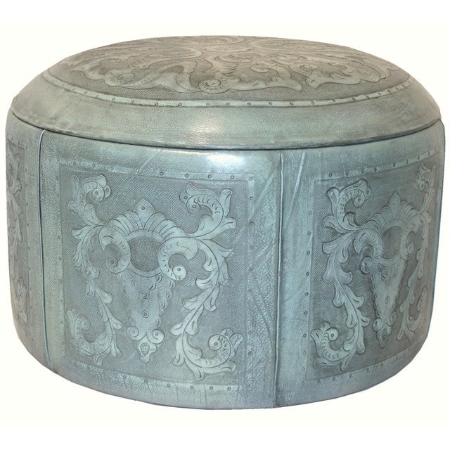 Turquoise Colonial Special Edition Ottoman Box