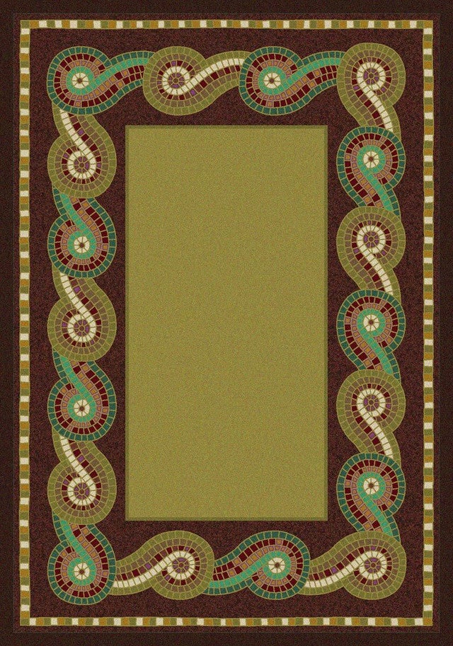 Rolling Water Rug - 3 x 4