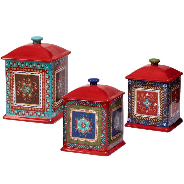 Santa Fe Canisters - Set of 3