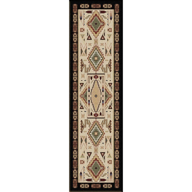 Desert Dream Black Rug - 2 x 8