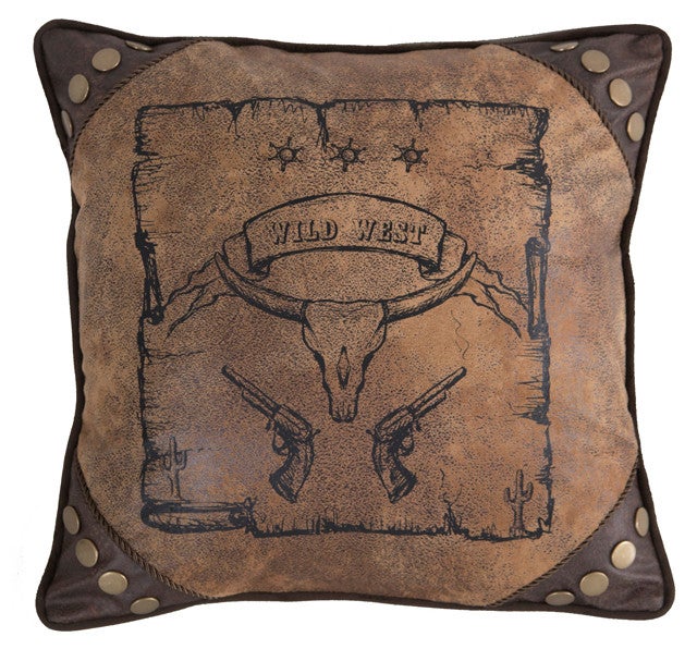 Skull & Pistols Pillow