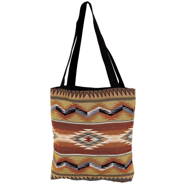 Southwest Geometric Flame Tote Bag