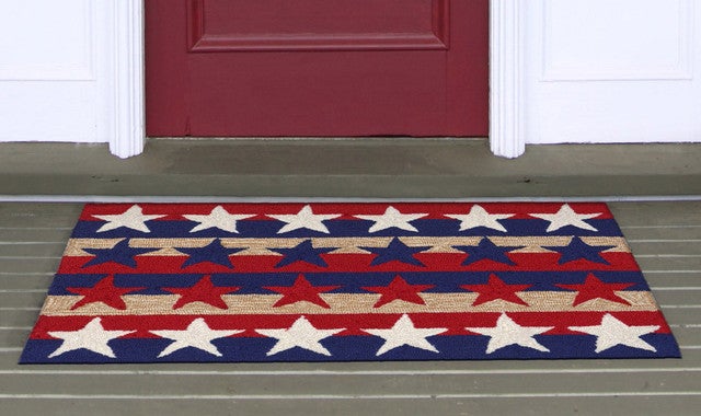 Star Spangled Indoor/Outdoor Rug - 2 x 3 - OUT OF STOCK UNTIL 02/25/2026