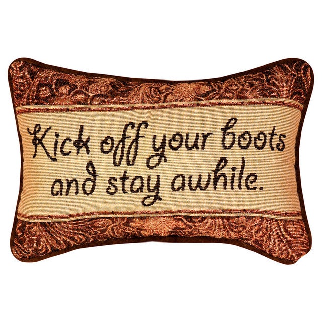 Stay Awhile Tapestry Pillow