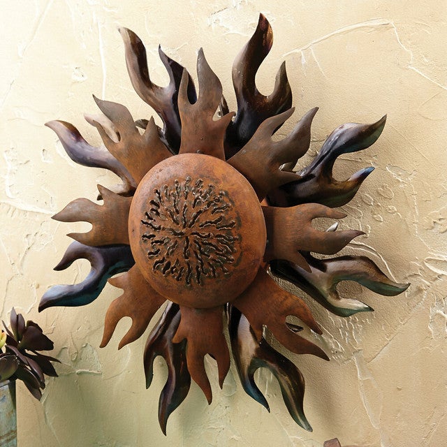 Sunburst Metal Wall Art