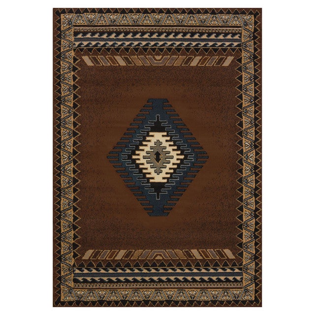 Tucson Brown Rug - 2 x 3