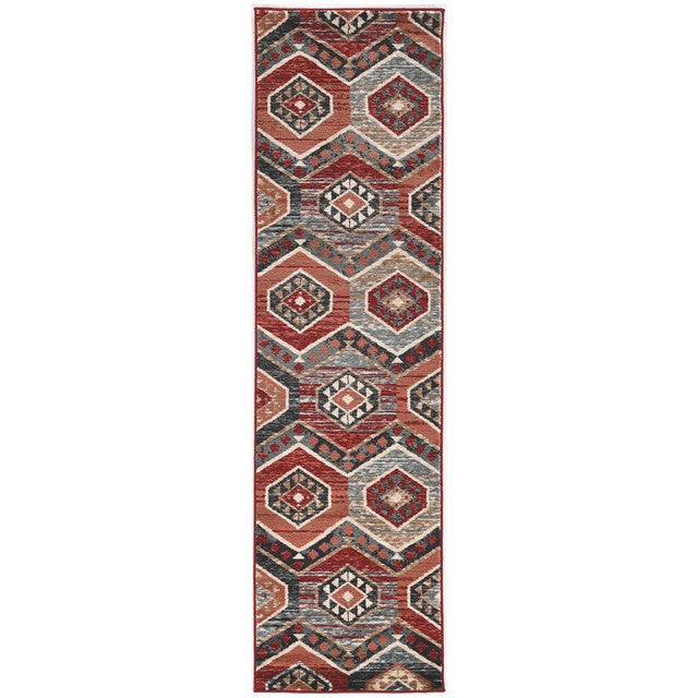 Wasatch Red Rug - 2 x 8