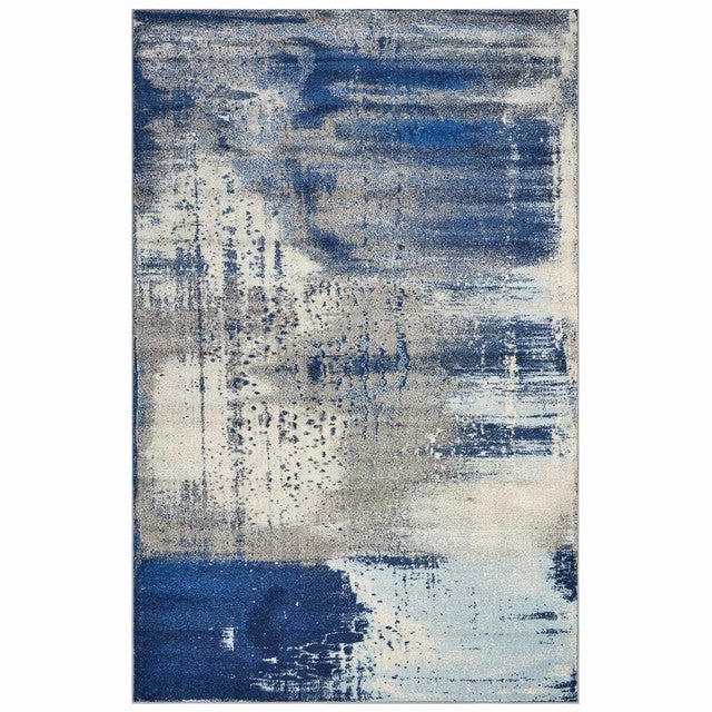 Weathered Denim Rug - 3 x 5