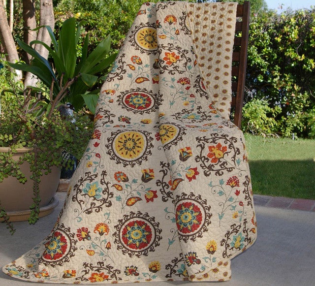 Western Medallions Throw