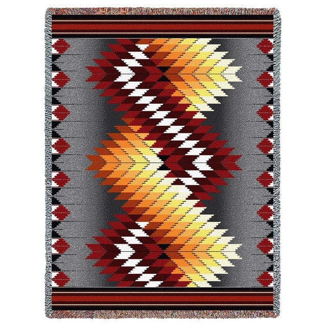 Whirlwind Fire Tapestry Throw
