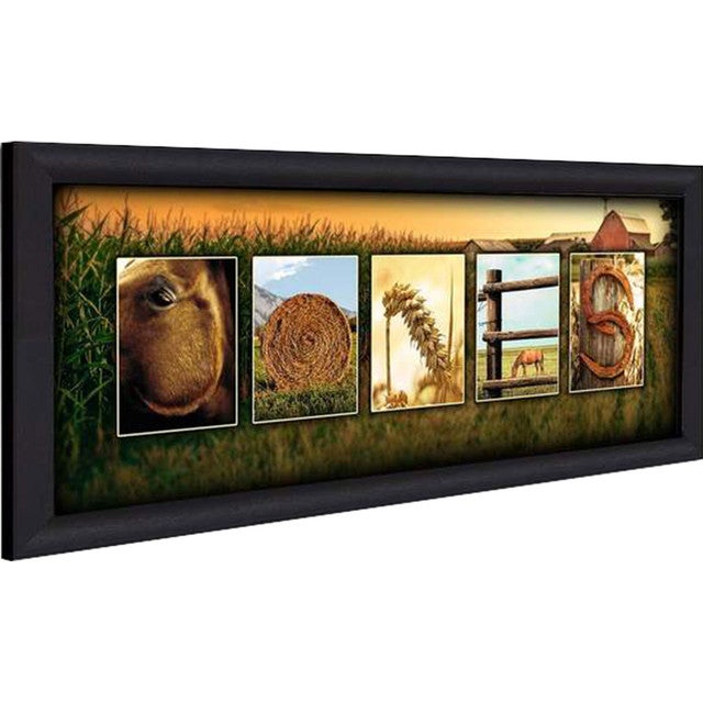 Horse Farm Personalized Framed Canvas