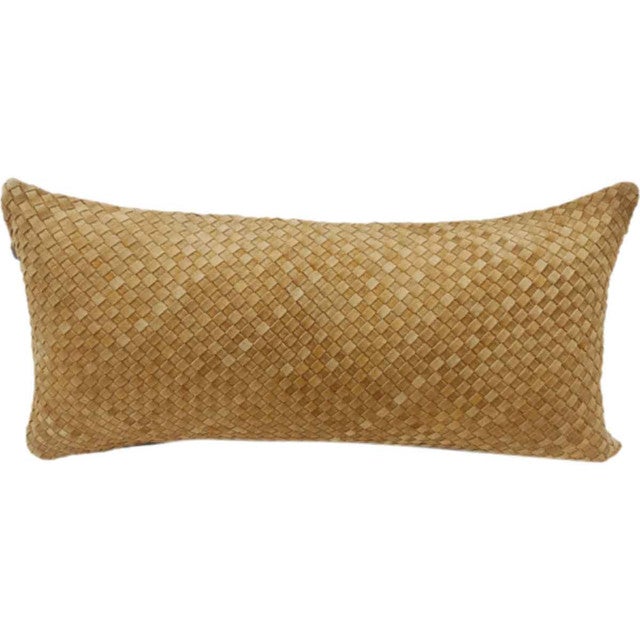 Cheyenne Weave Suede Lumbar Pillow - OUT OF STOCK UNTIL 02/16/2026