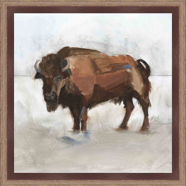 December Bison II Wall Art