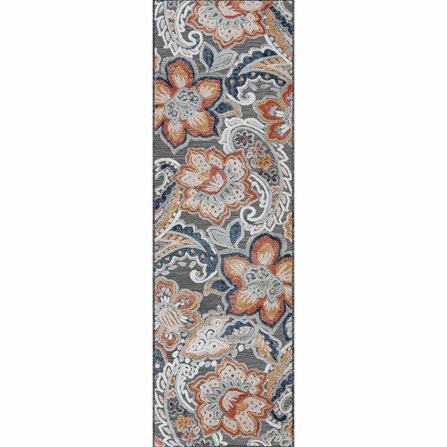 Prairie Paisley Indoor/Outdoor Rug - 4 x 5