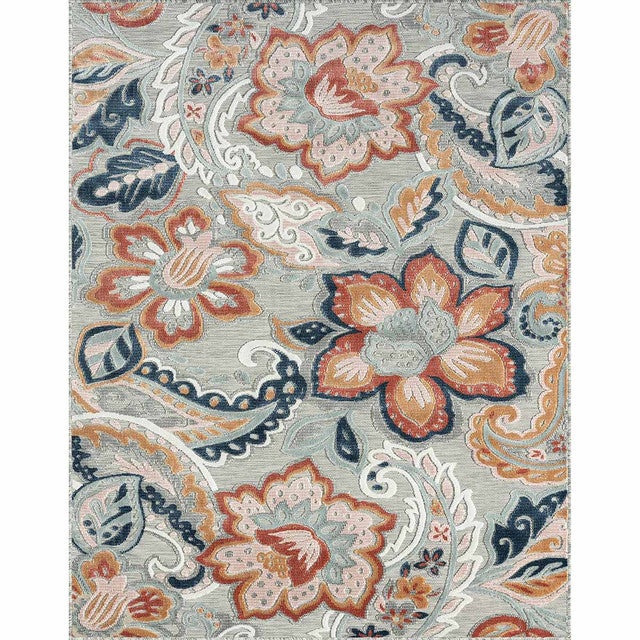 Pastel Paisley Indoor/Outdoor Rug - 5 x 7