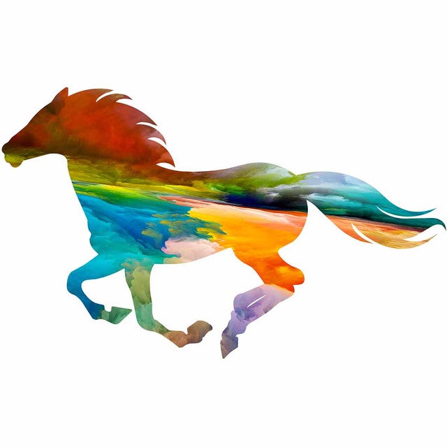 Painted Desert Horse Wall Art