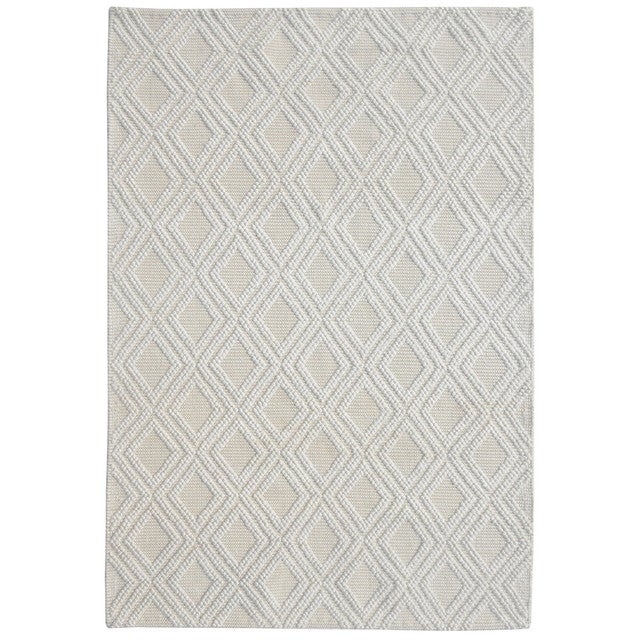 Ivory Diamonds Rug - 5 x 7