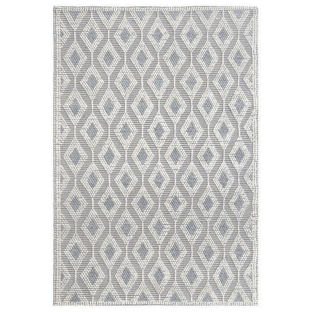 Gray Diamond Vines Rug - 6 x 9