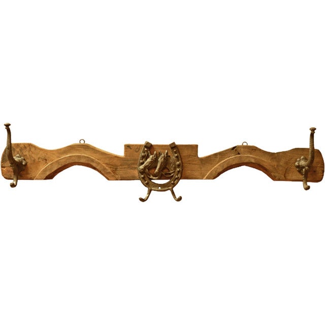 Yoke Coat Hanger with Horseshoe Hook