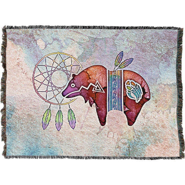 Dreamcatcher Bear Throw