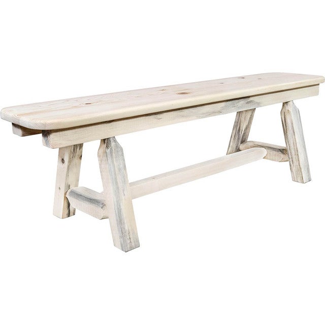 Denver Plank Bench - Lacquered - 5 Foot