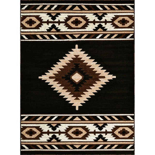 Hacienda Black Rug - 2 x 3