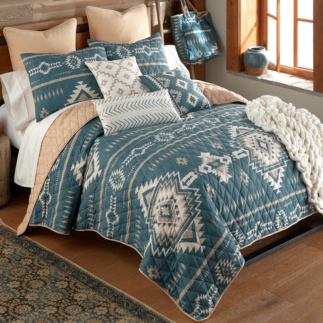 River Diamonds Quilt Bed Set - Twin - OUT OF STOCK