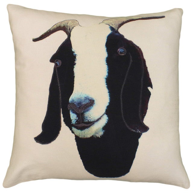 Happy Goat Pillow
