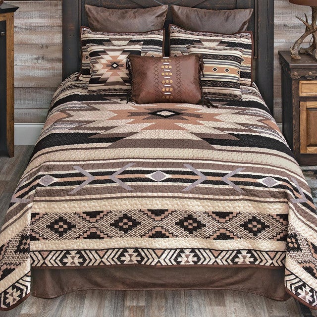 Sunset Crossing Quilt Bed Set - King