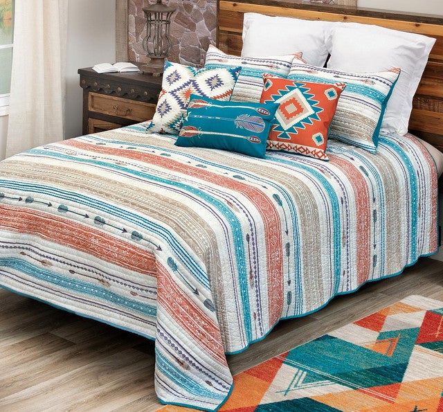 Arrowhead Creek Quilt Bed Set - King - CLEARANCE - OUT OF STOCK