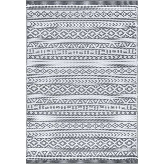 Avandaro Gray Indoor/Outdoor Utility Mat - 4 x 6