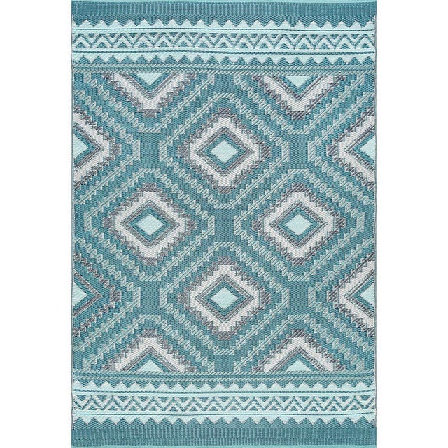 Chalco Blue Indoor/Outdoor Utility Mat - 4 x 6